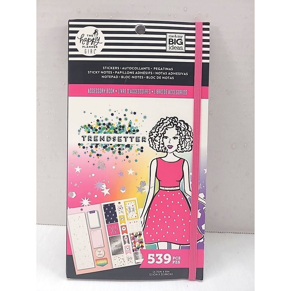 NEW The Happy Planner Accessory Book Trendsetter 539 Pieces